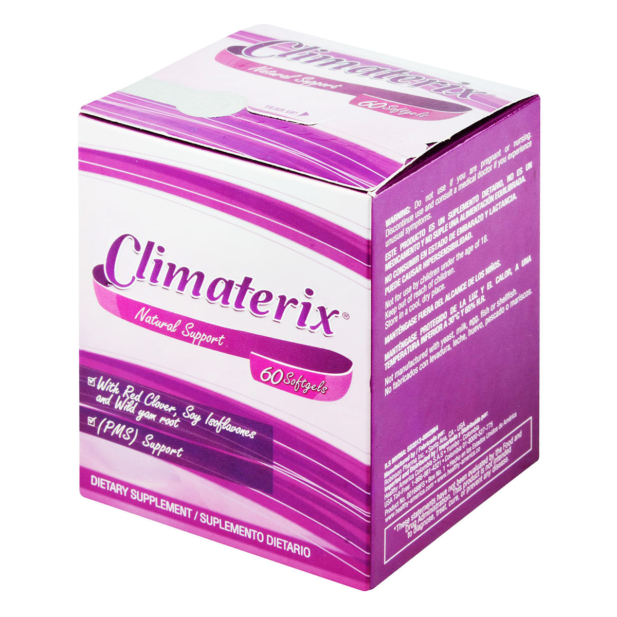 Suplemento Dietario Climaterix Caja X 60 Softgels.