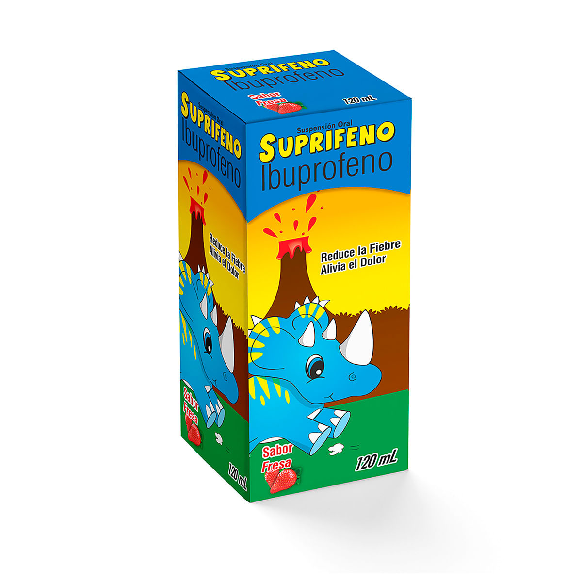 Suspensión Oral Suprifeno Lebriut Fresa Frasco X 120 Ml.
