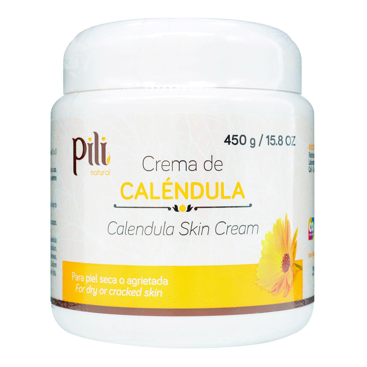 Crema de Caléndula Pili Frasco x 450 g