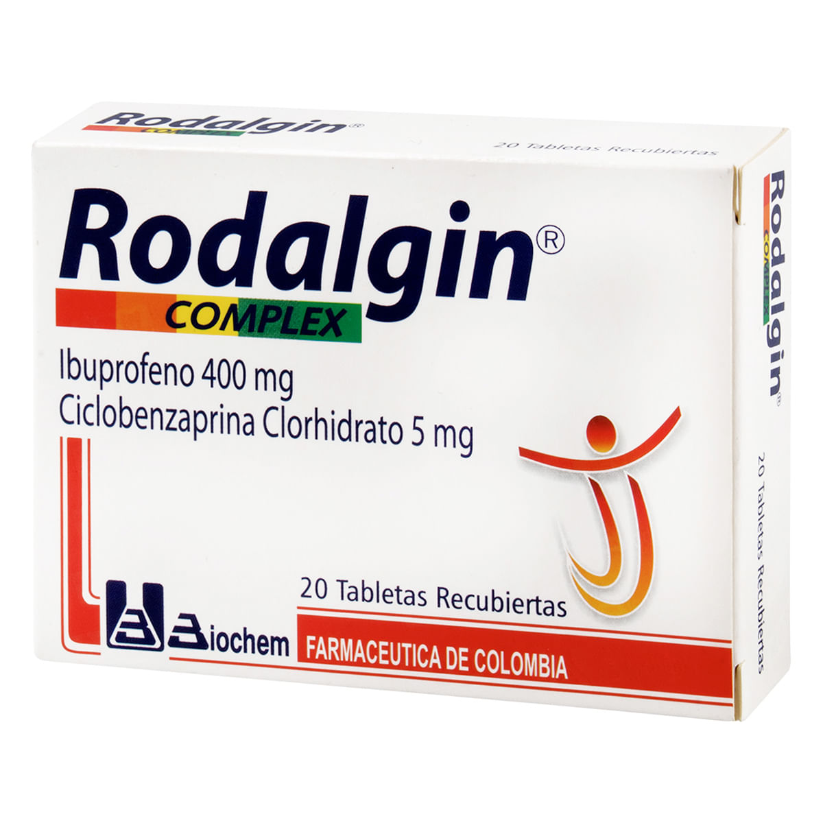 Rodalgin Complex Biochem Caja X 20 Tabletas Recubiertas