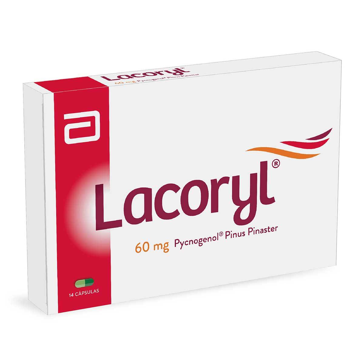 Lacoryl 60 Mg Abbott Caja X 14 Cápsulas.