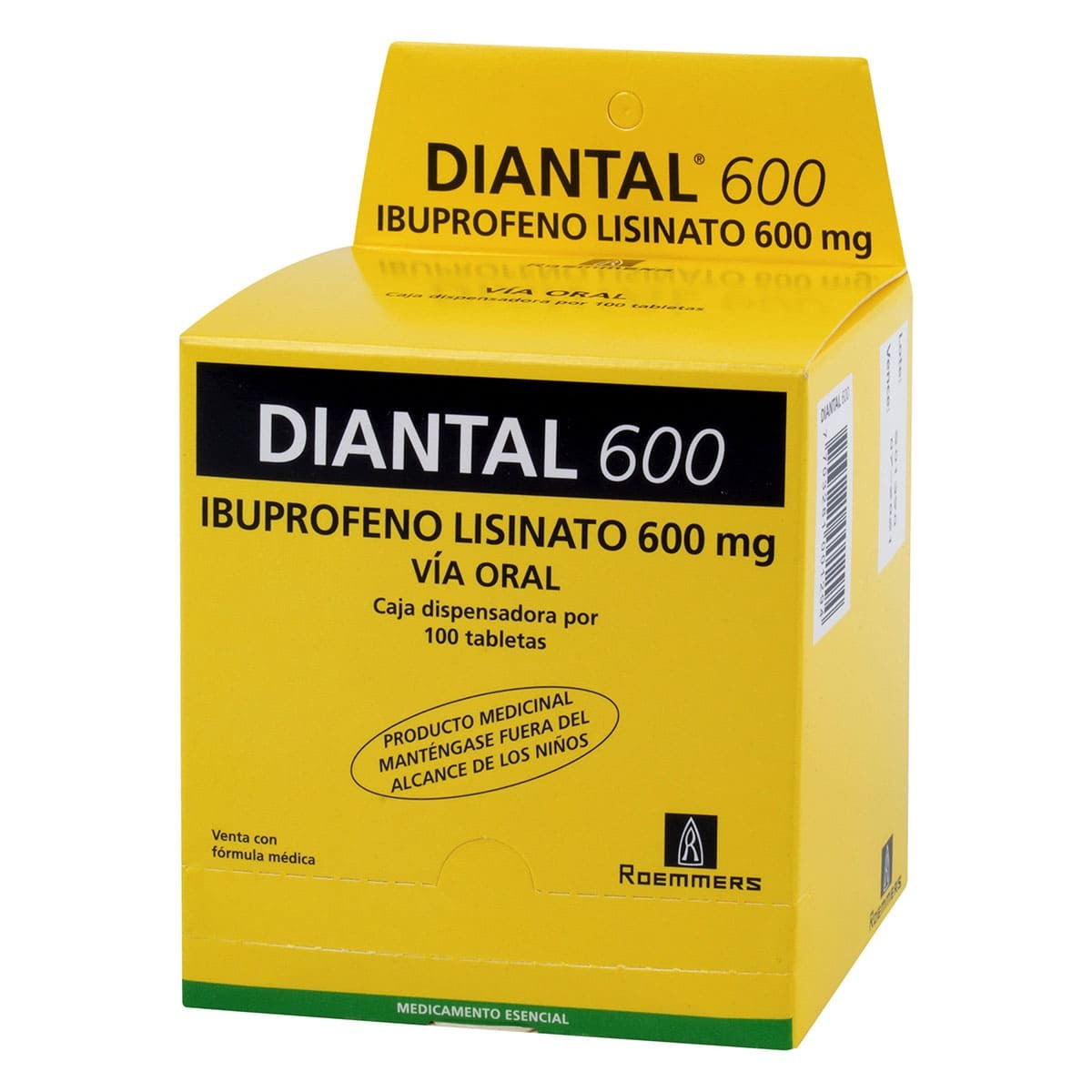 Diantal 600 Mg Roemmers Caja X 100 Tabletas.