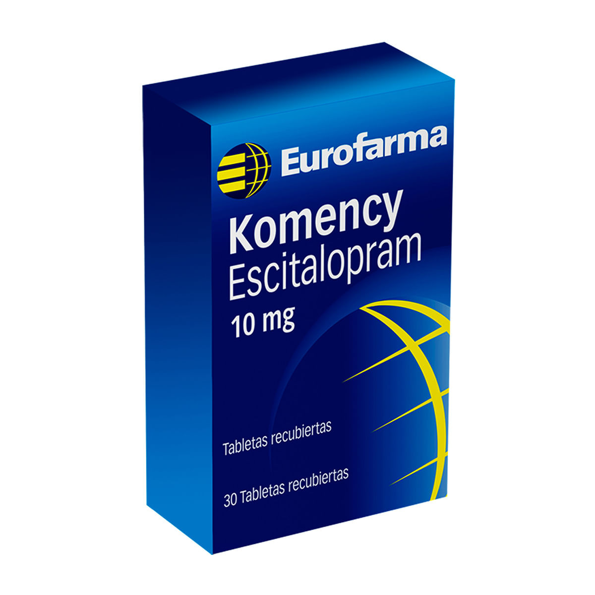 Komency 10 Mg Eurofarma Caja X 30 Tabletas Recubiertas.