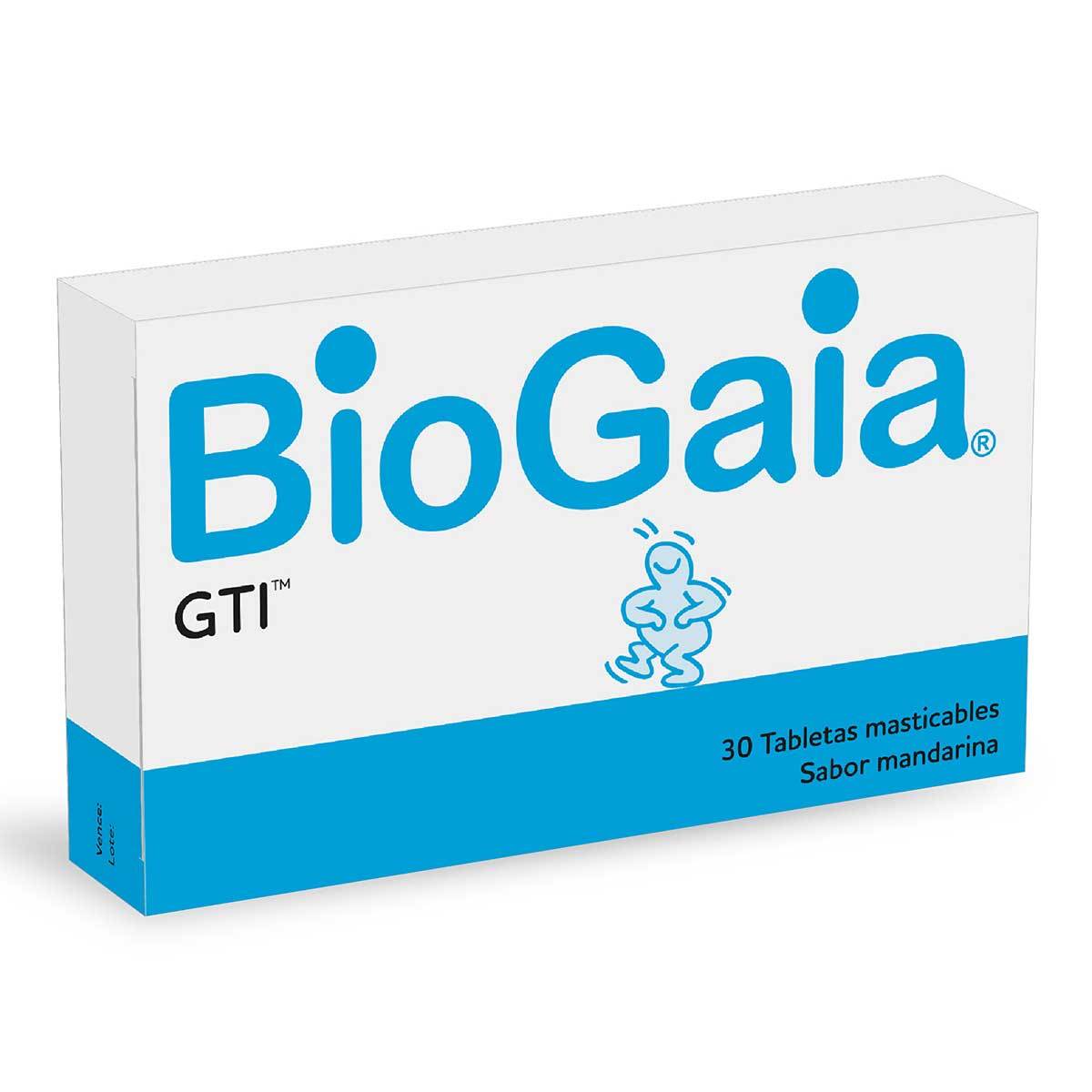 Biogaia Gti Mandarina Caja X 30 Tabletas Masticables.