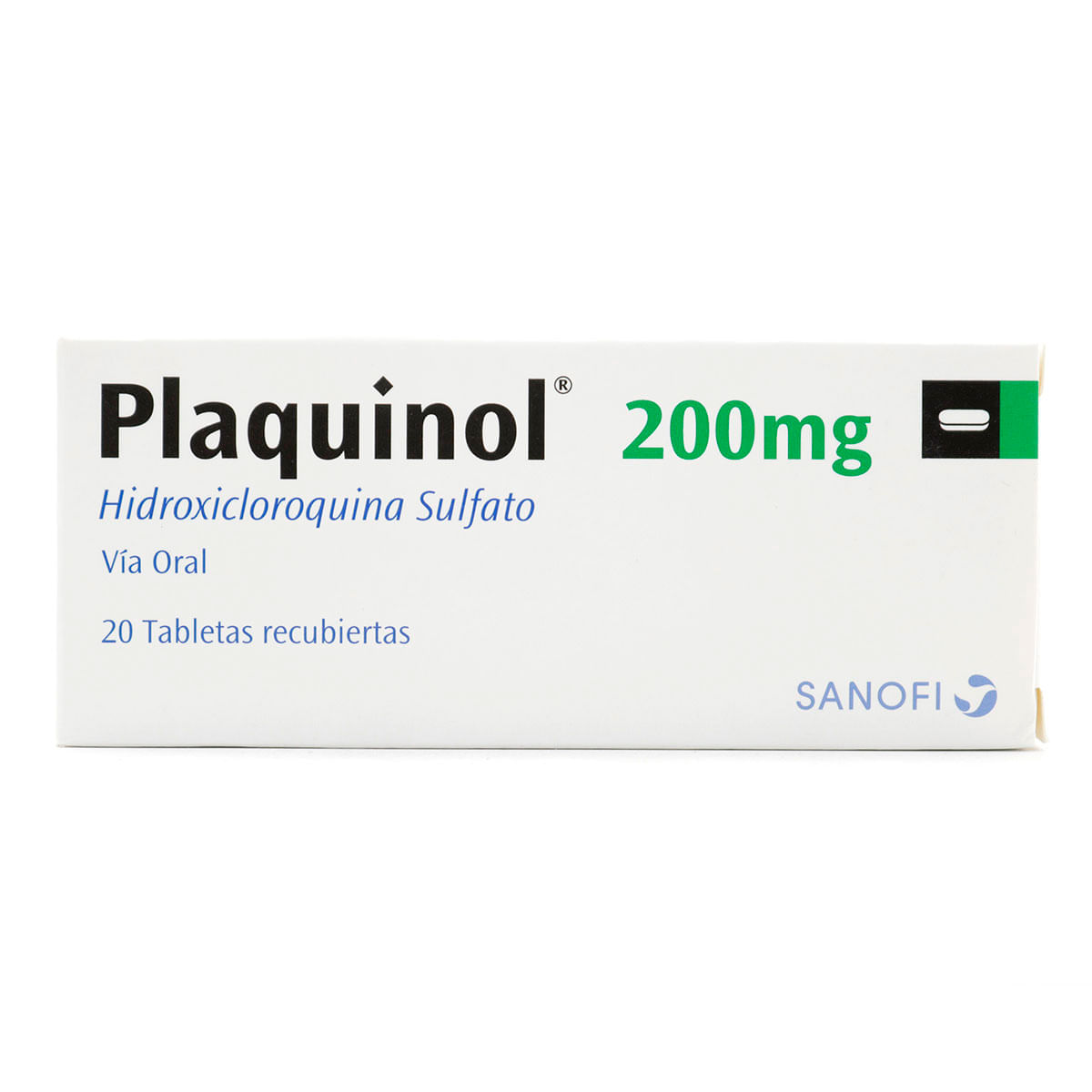 Plaquinol 200 Mg Sanofi Caja X 20 Tabletas Recubiertas.