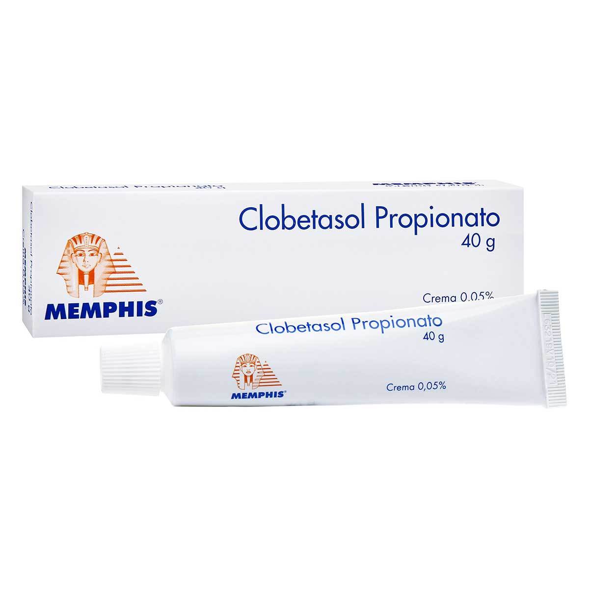 Crema Clobetasol Propionato 0.05% Memphis Tubo X 40 G.