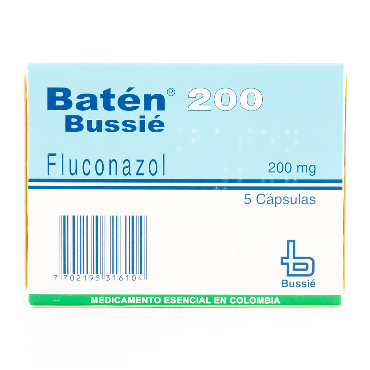 Batén 200 Mg Bussié Caja X 5 Cápsulas.