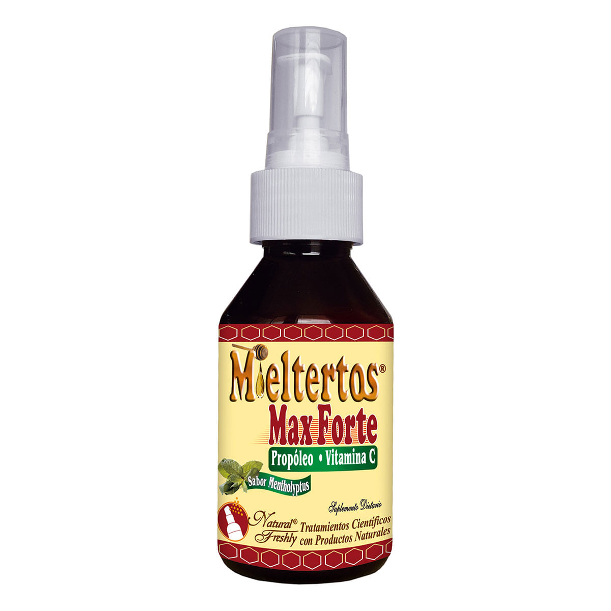 Suplemento Dietario Mieltertos Max Forte Natural Freshly Frasco X 120 Ml.