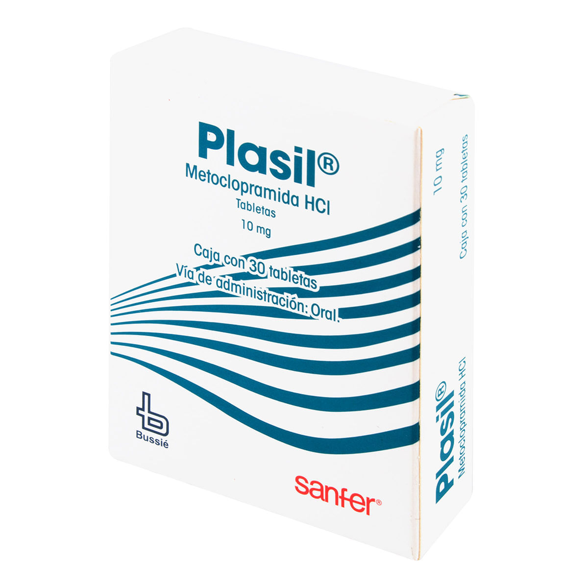 Plasil 10 Mg Bussié Caja X 30 Tabletas.