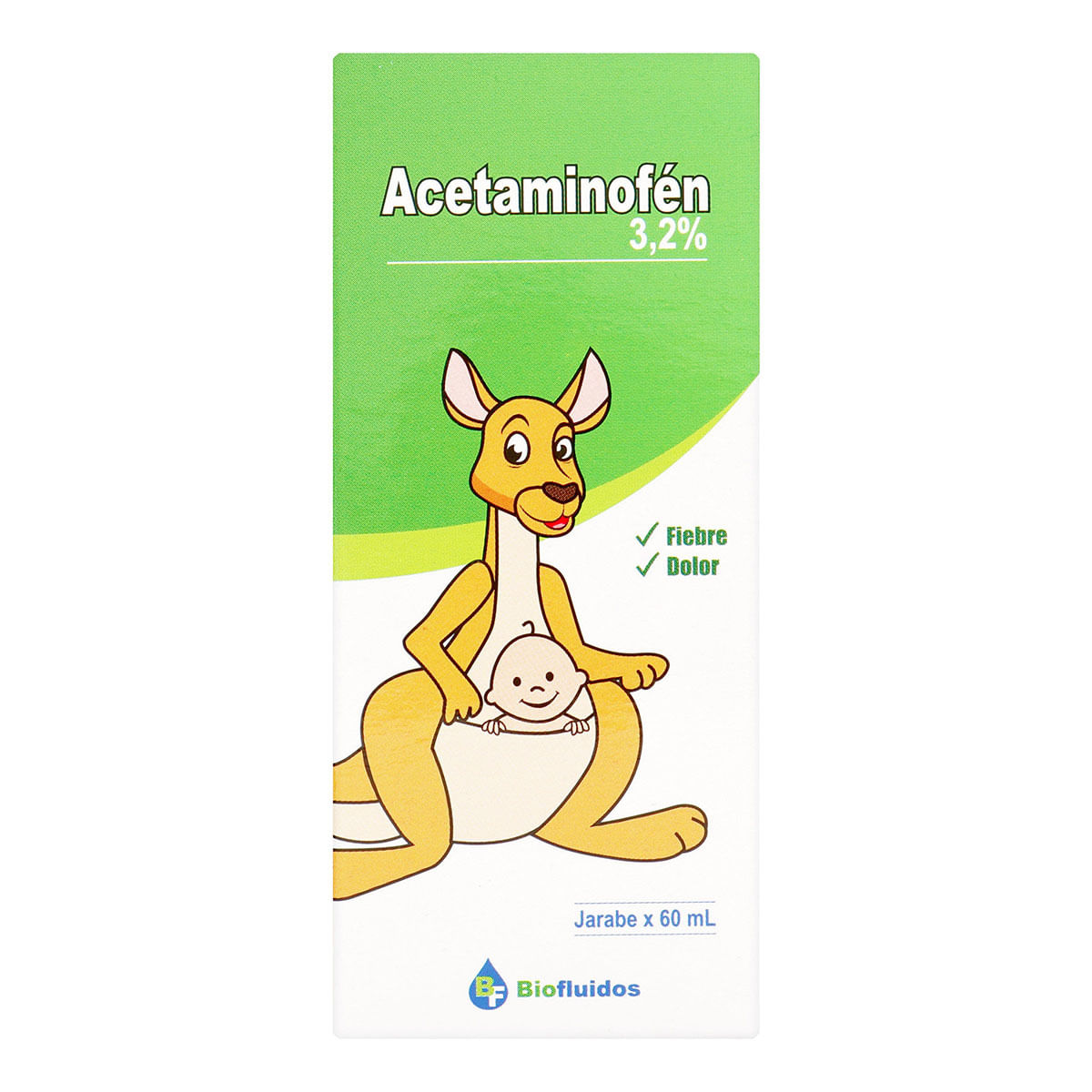 Acetaminofén Jarabe Quibi Frasco X 60 Ml.