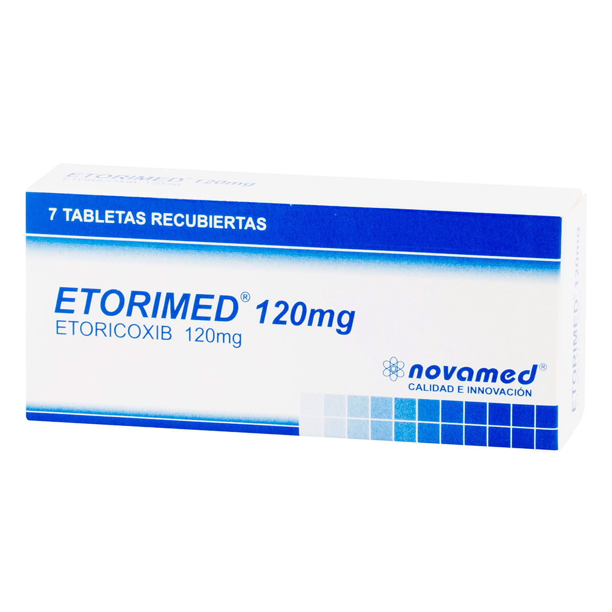 Etorimed 120 Mg Novamed Caja X 7 Tabletas Recubiertas.