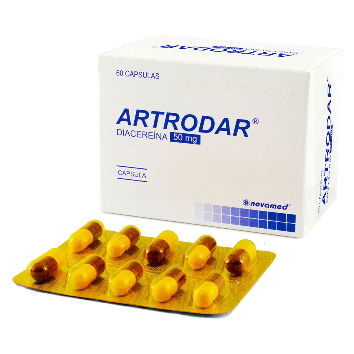 Artrodar 50 Mg Novamed Caja X 60 Cápsulas.