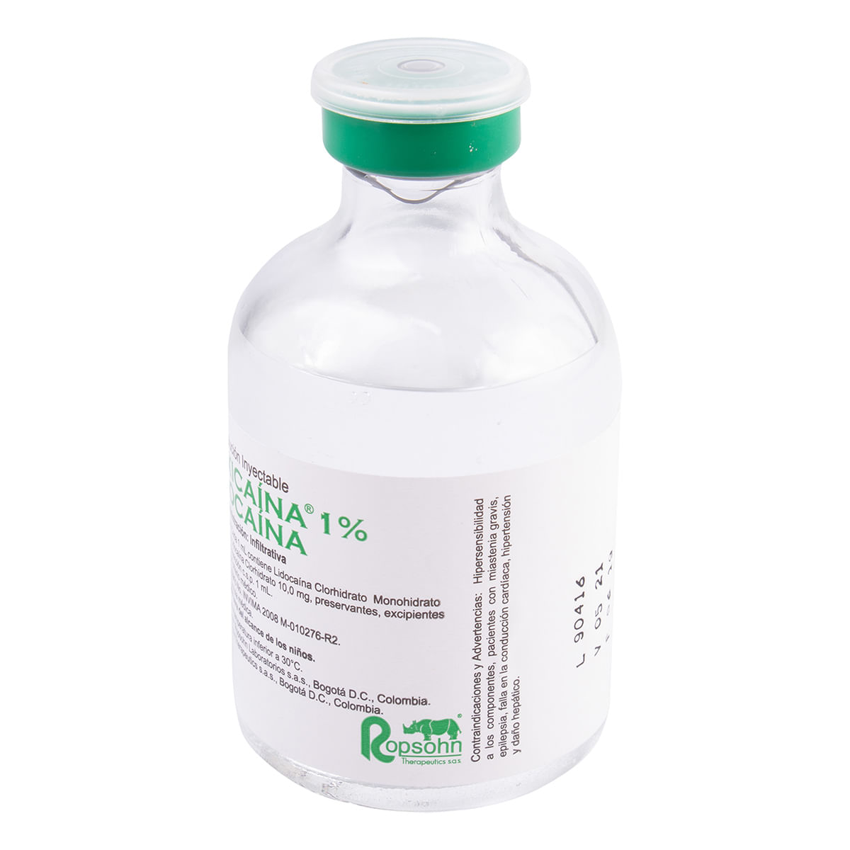 Solución Inyectable Roxicaína 1% Ropsohn Frasco X 50 Ml.