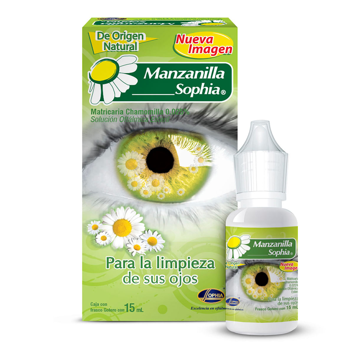 Solución Oftálmica Sophia Manzanilla Caja X 15 Ml.