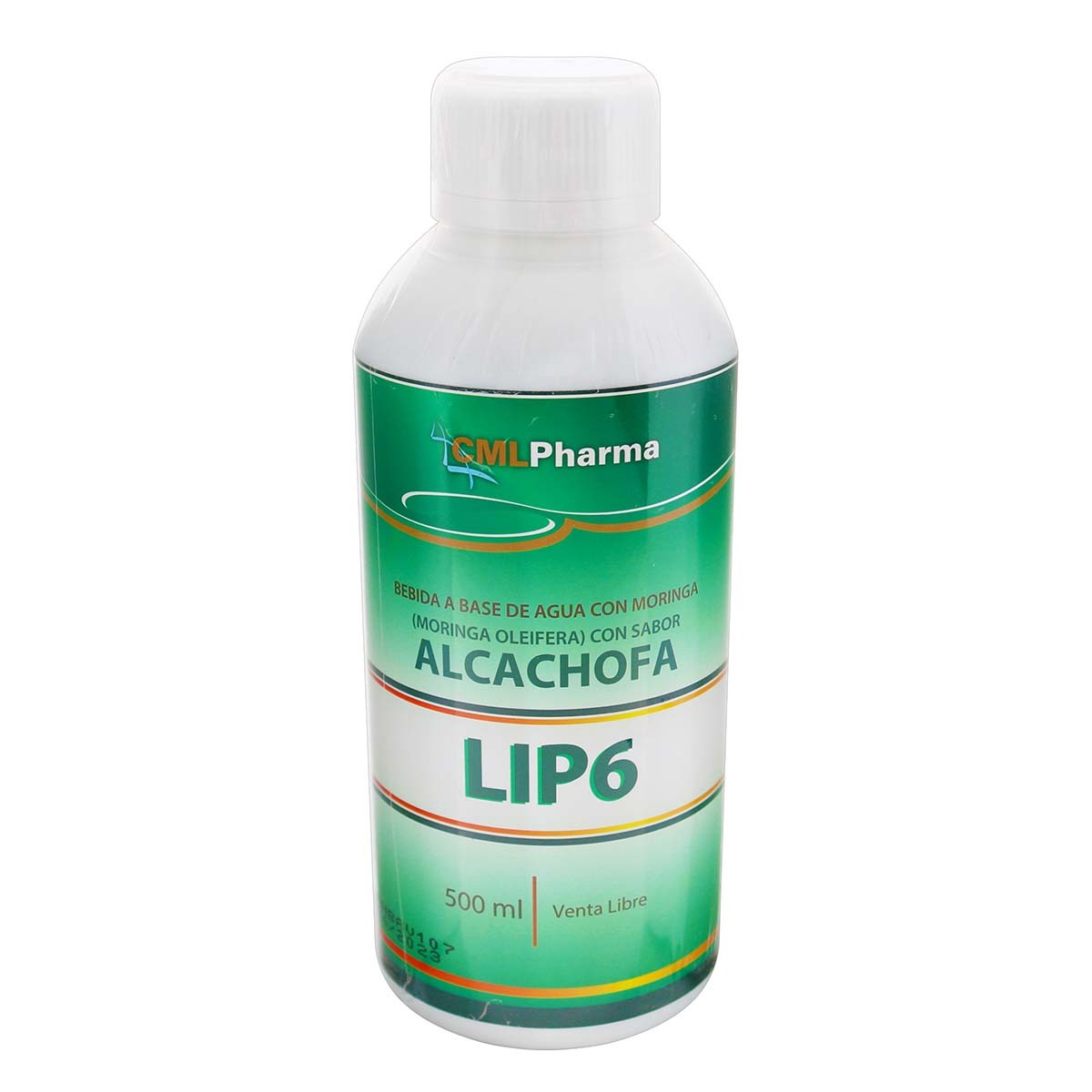 Bebida A Base De Agua Con Moringa Lip 6 Frasco X 500 Ml.