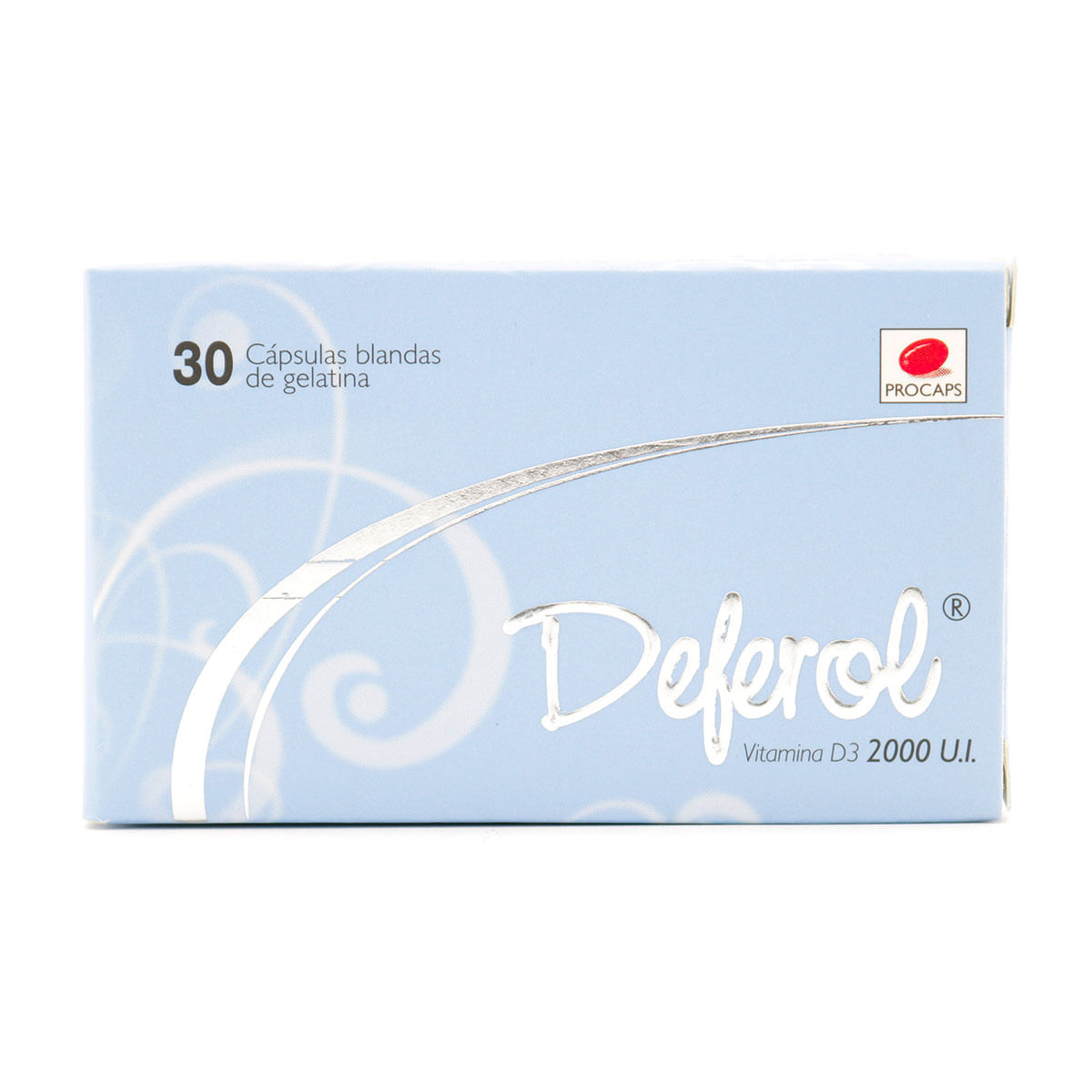Deferol 2000 Ui Procaps Caja X 30 Cápsulas Blandas De Gelatina.