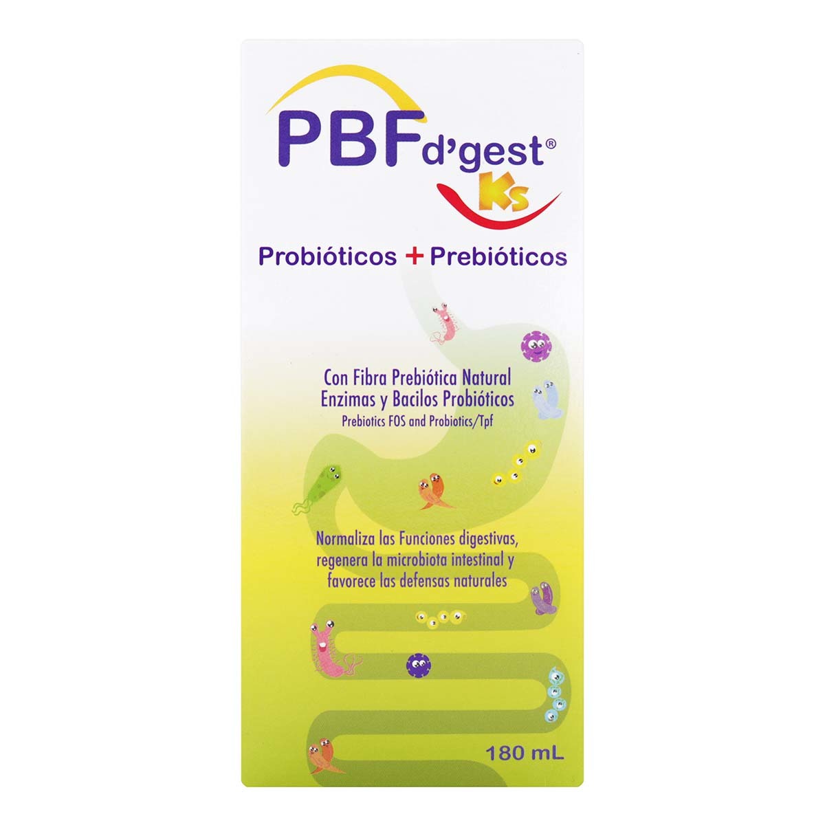 PBF Dgest KS Fibra Prebiótica Natural Frasco x 180 mL