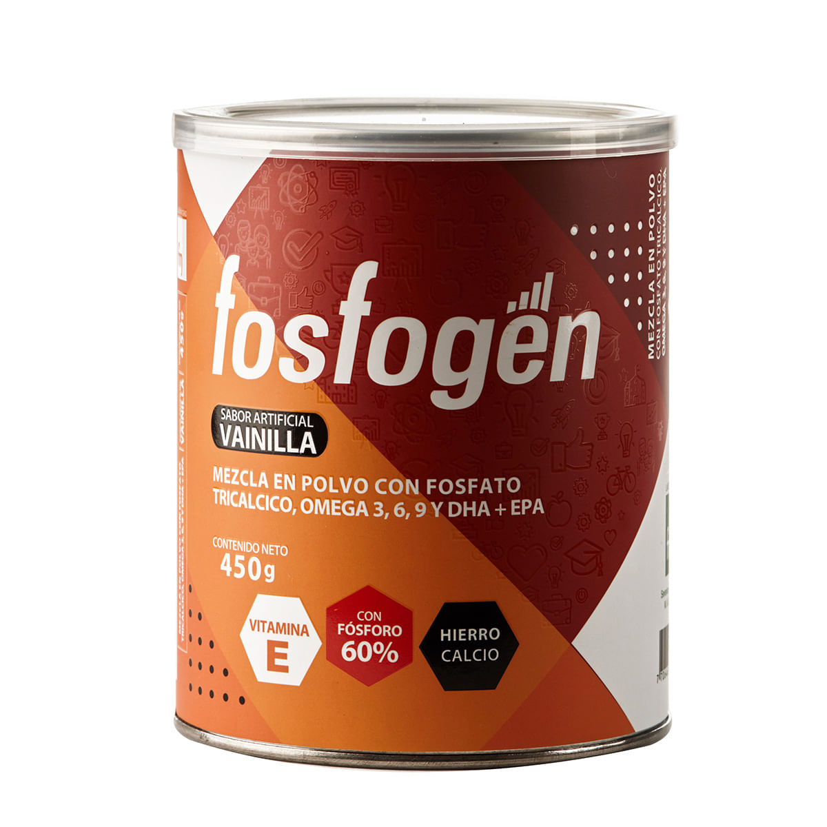 Mezcla Fosfogén Severiano Vainilla Polvo Tarro X 450 G.