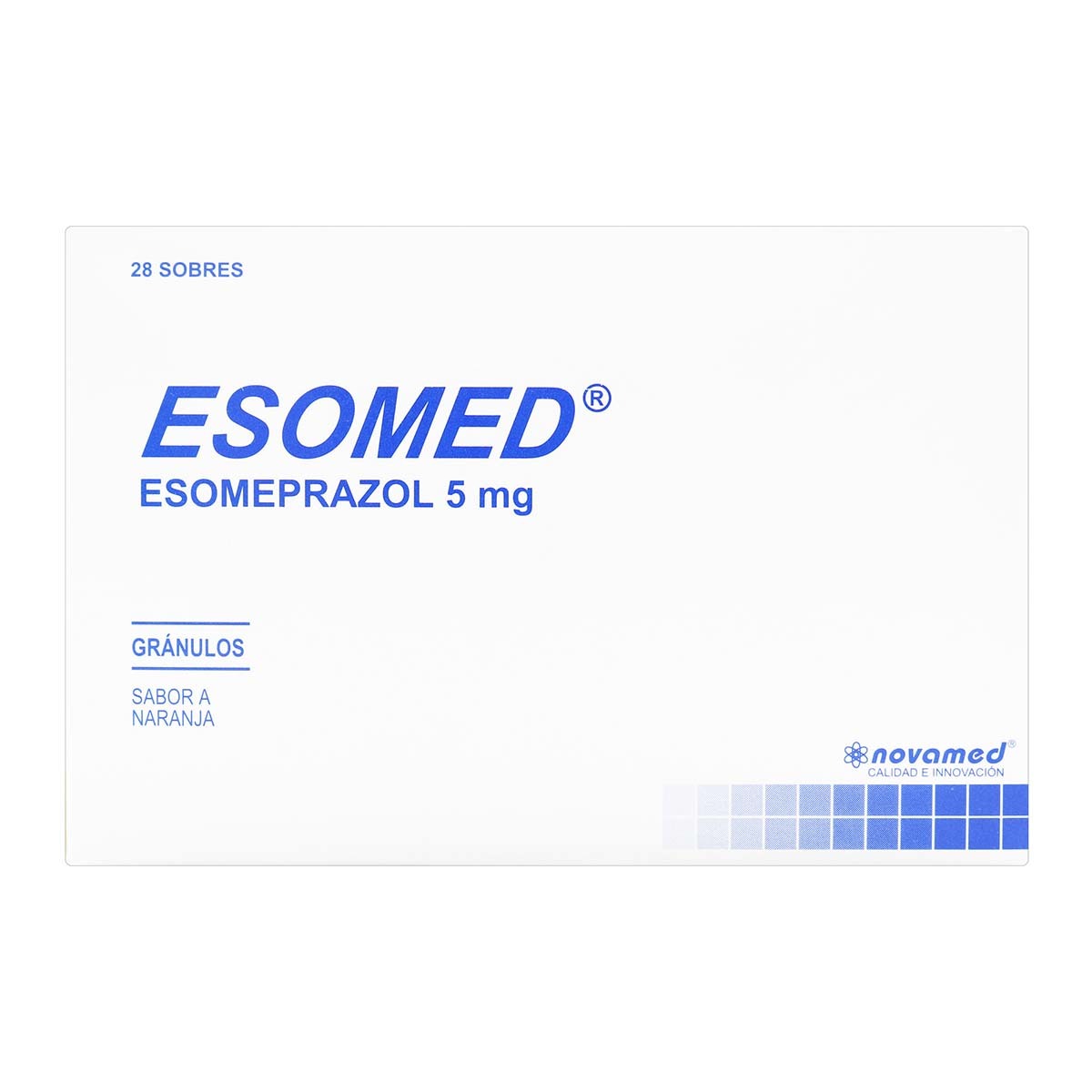 Esomed 5 Mg Novamed Caja X 28 Sobres.