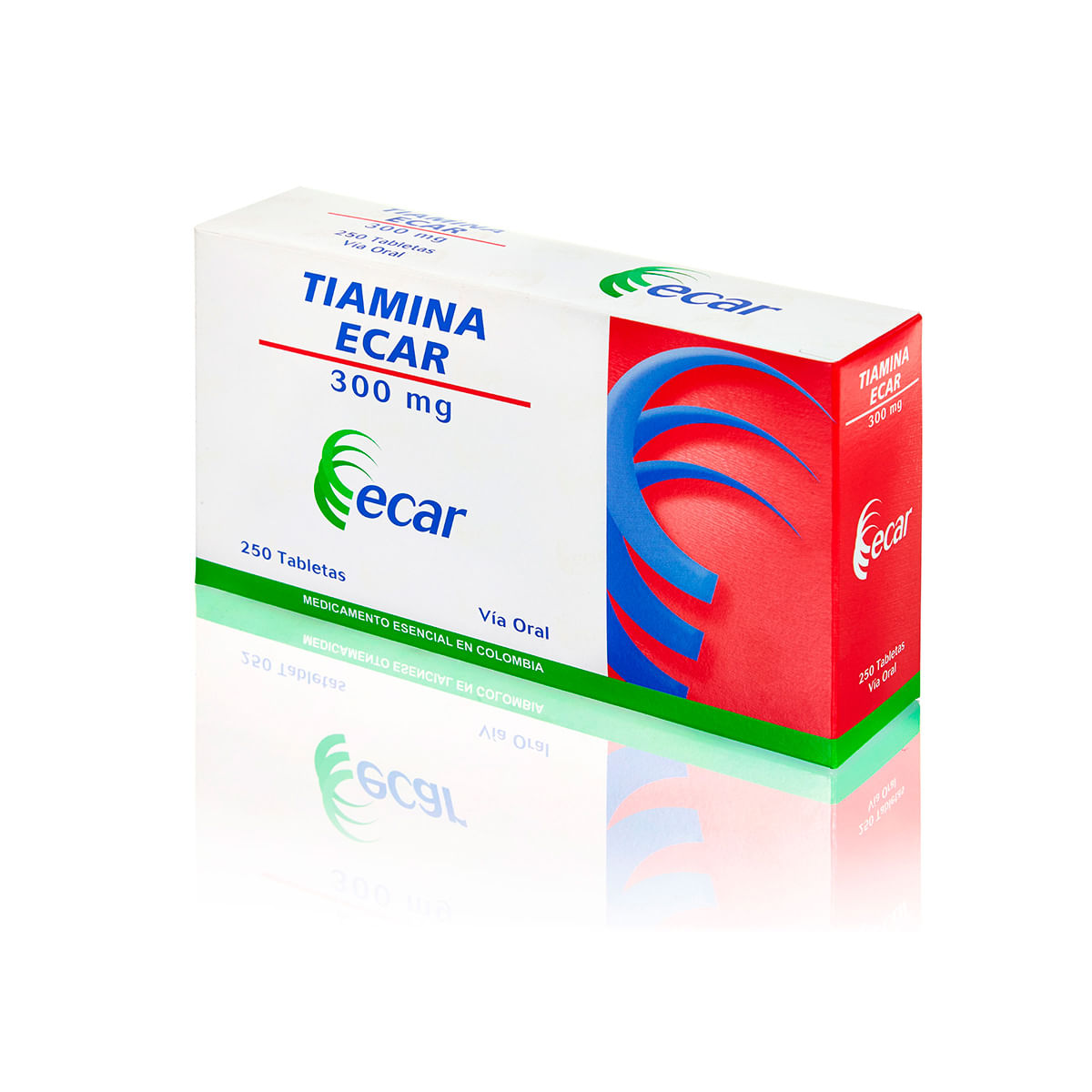 Tiamina 300 Mg Ecar Caja X 250 Tabletas.