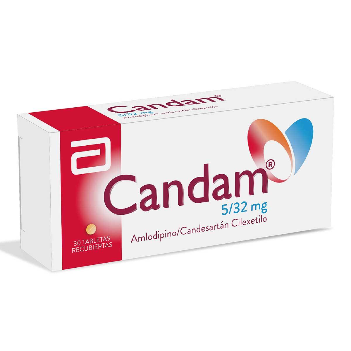 Candam 5/32 Mg Abbott Caja X 30 Tabletas Recubiertas.