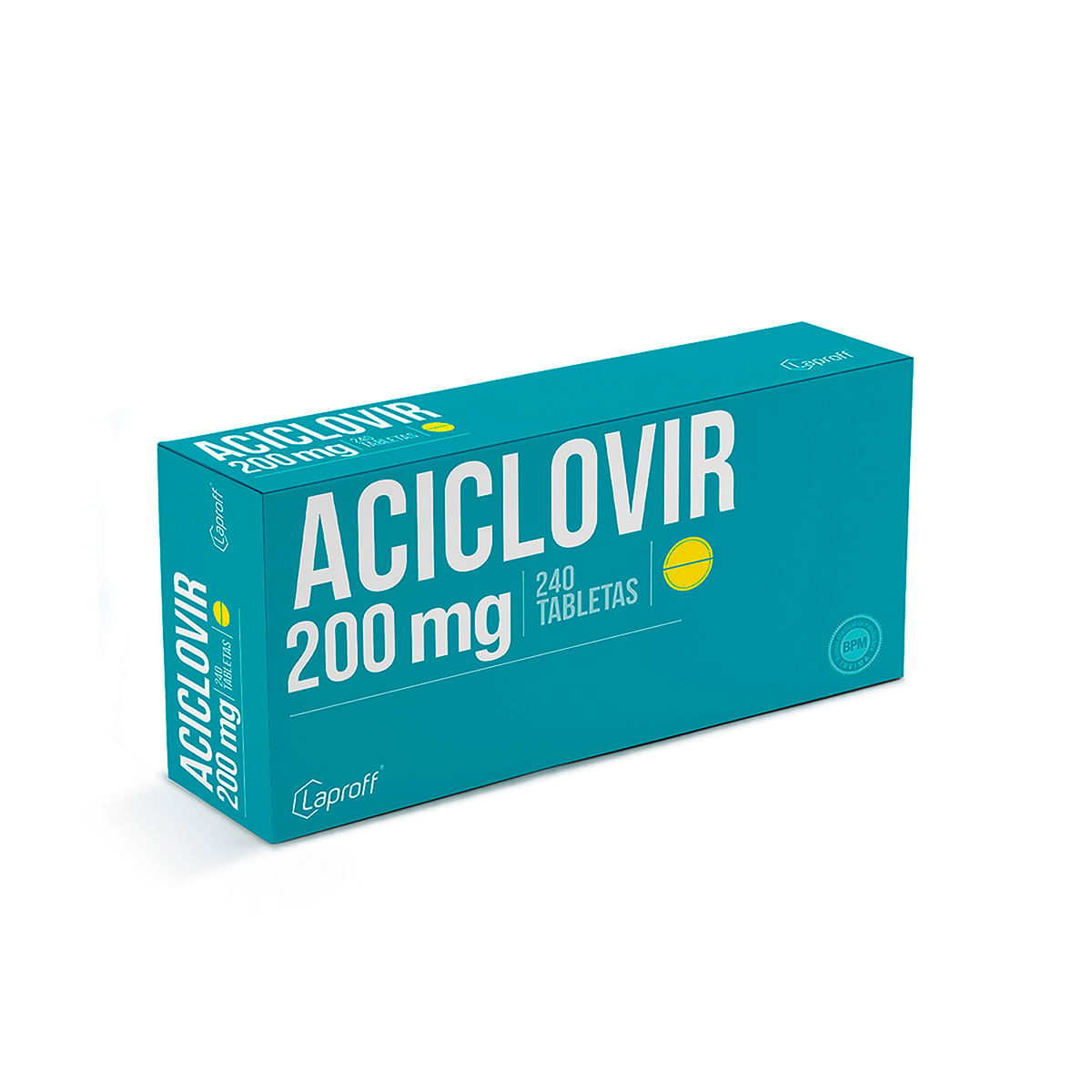 Aciclovir 200 Mg Laproff Caja X 240 Tabletas.