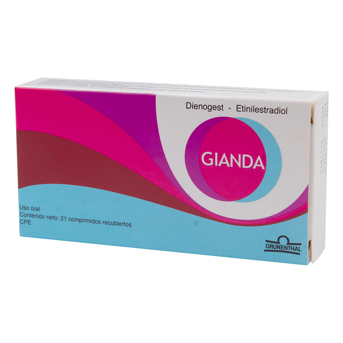 Gianda Grunenthal Caja X 21 Comprimidos Recubiertos.