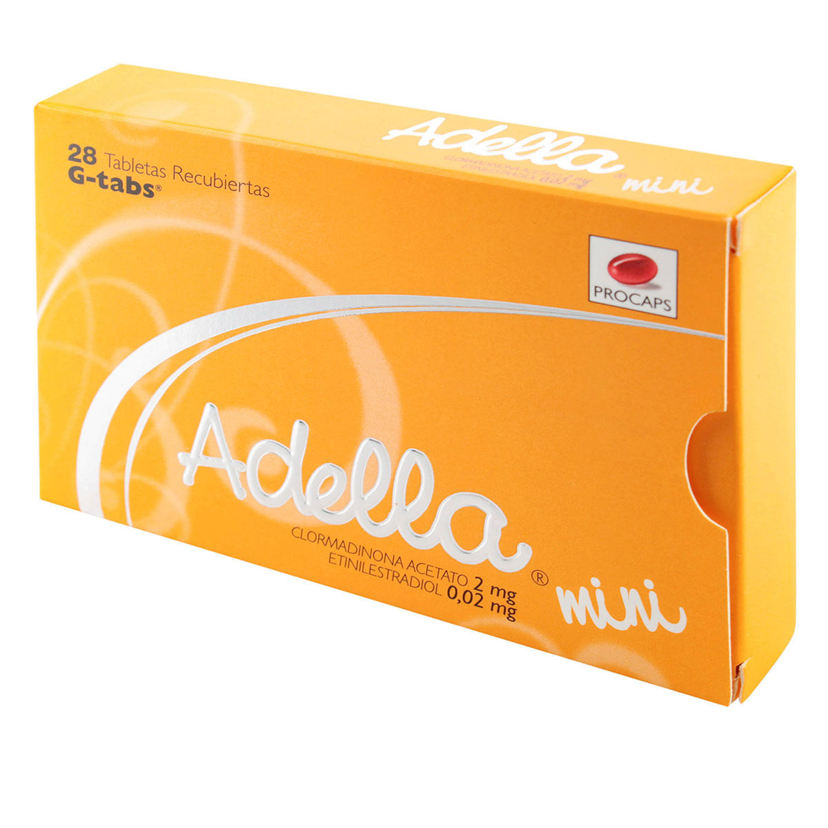 Adella Mini 2 Mg/0.02 Mg Procaps Caja X 28 Tabletas Recubiertas.