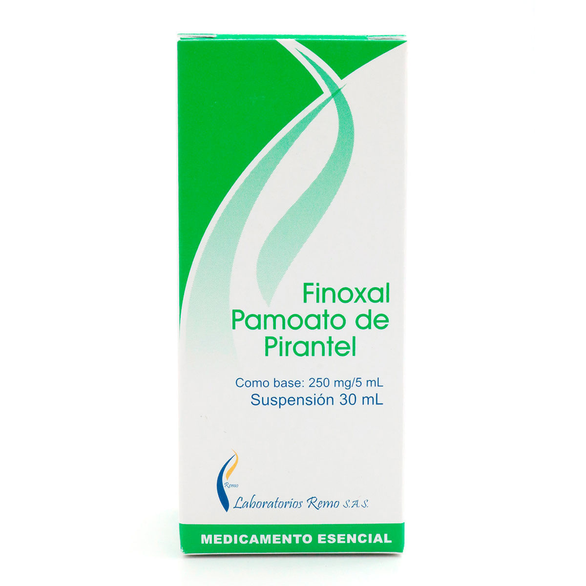 Suspensión Finoxal Pamoato De Pirantel 250 Mg/5 Ml Remo Frasco X 30 Ml.
