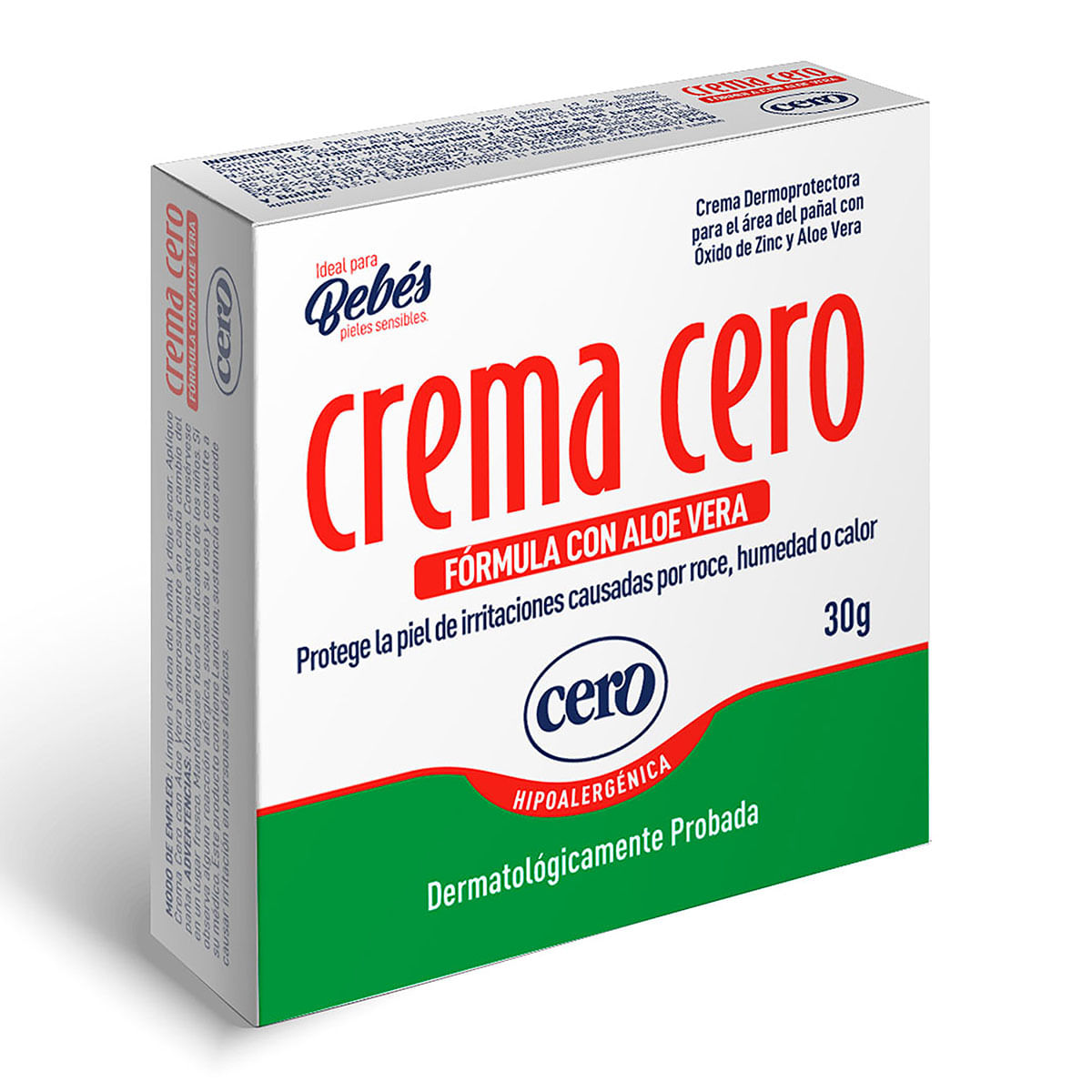 Crema Dermoprotectora Cero Bebés Áloe Vera Frasco X 30 G.