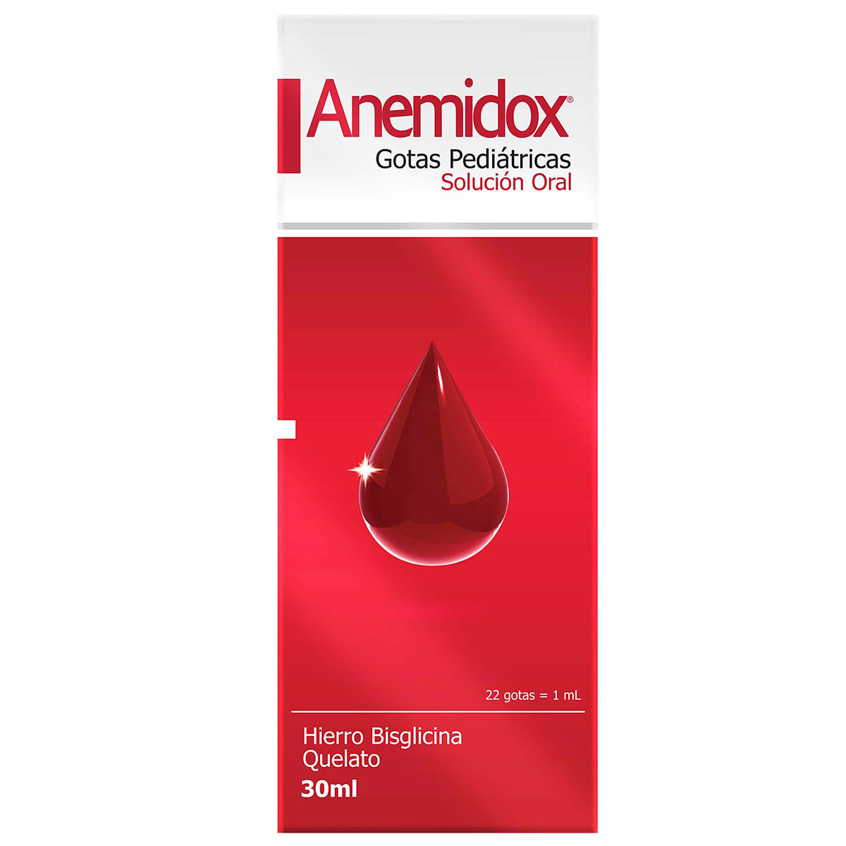 Gotas Pediátricas Anemidox Merck Frasco X 30 Ml.