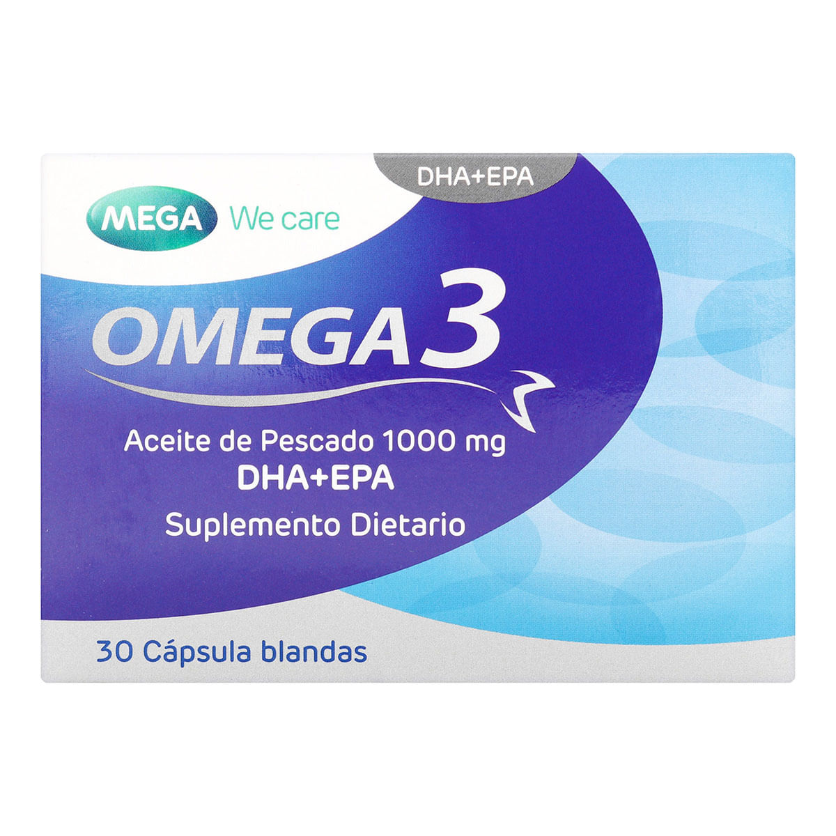 Suplemento Dietario Omega 3 Mega We Care Caja x 30 Cápsulas