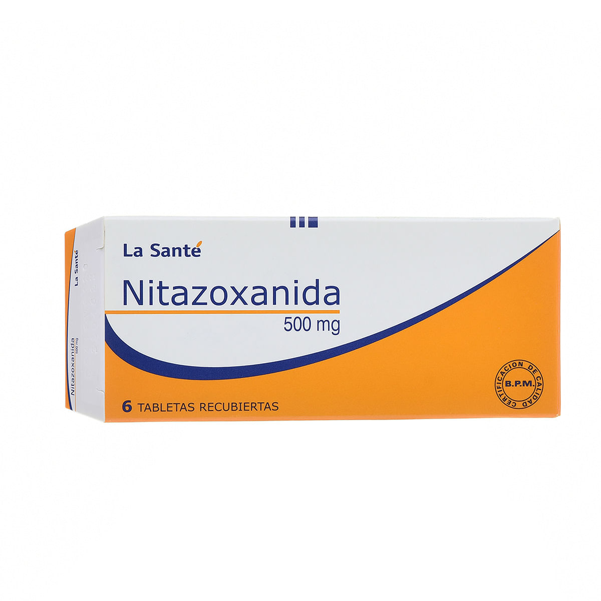 Nitaxozanida 500 Mg La Santé Caja X 6 Tabletas Recubiertas.