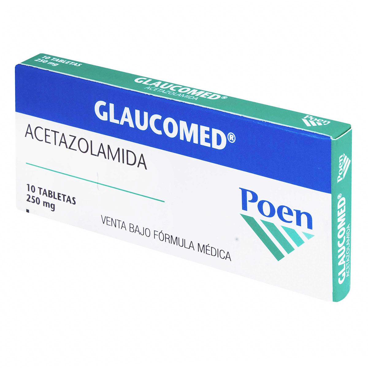 Glaucomed 250 Mg Poen Caja X 10 Tabletas.