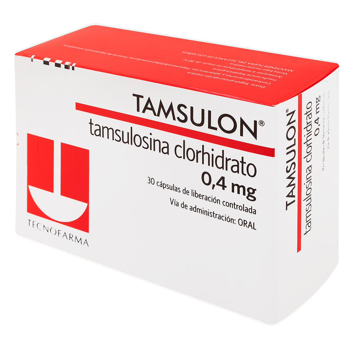Tamsulon 0.4 Mg Tecnofarma Caja X 30 Cápsulas.