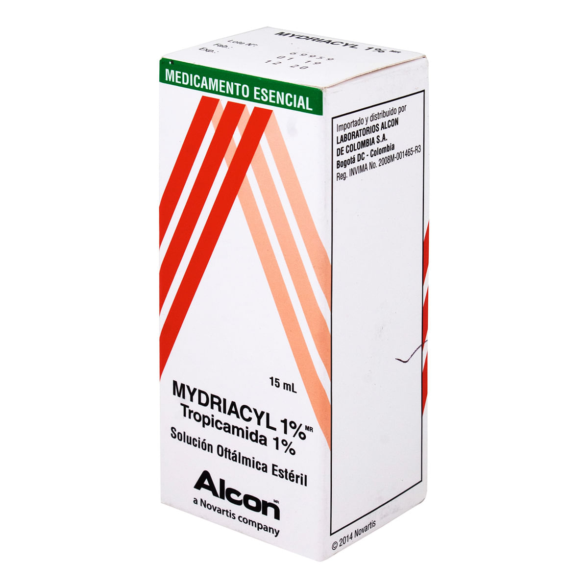 Solución Oftálmica Alcon Mydriacyl 1% Frasco x 15 mL