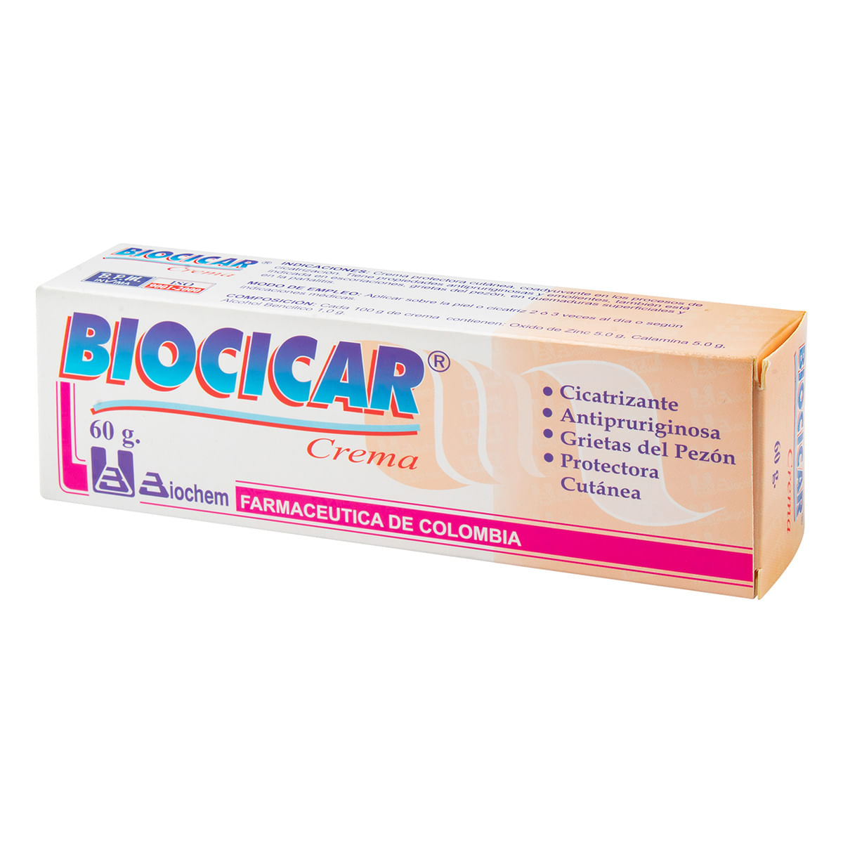 Crema Biocicar Biochem Tubo X 60 G.