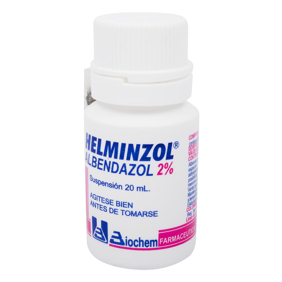 Helminzol 2% Biochem Frasco X 20 Ml.