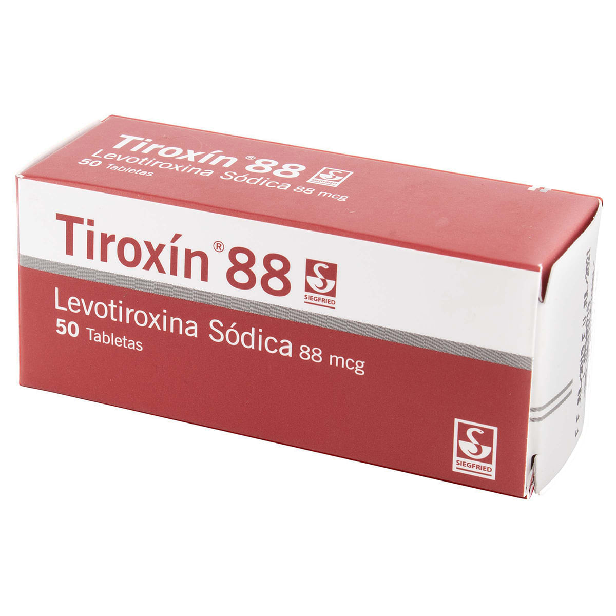 Tiroxín 88 Mcg Siegfried Caja X 50 Tabletas.