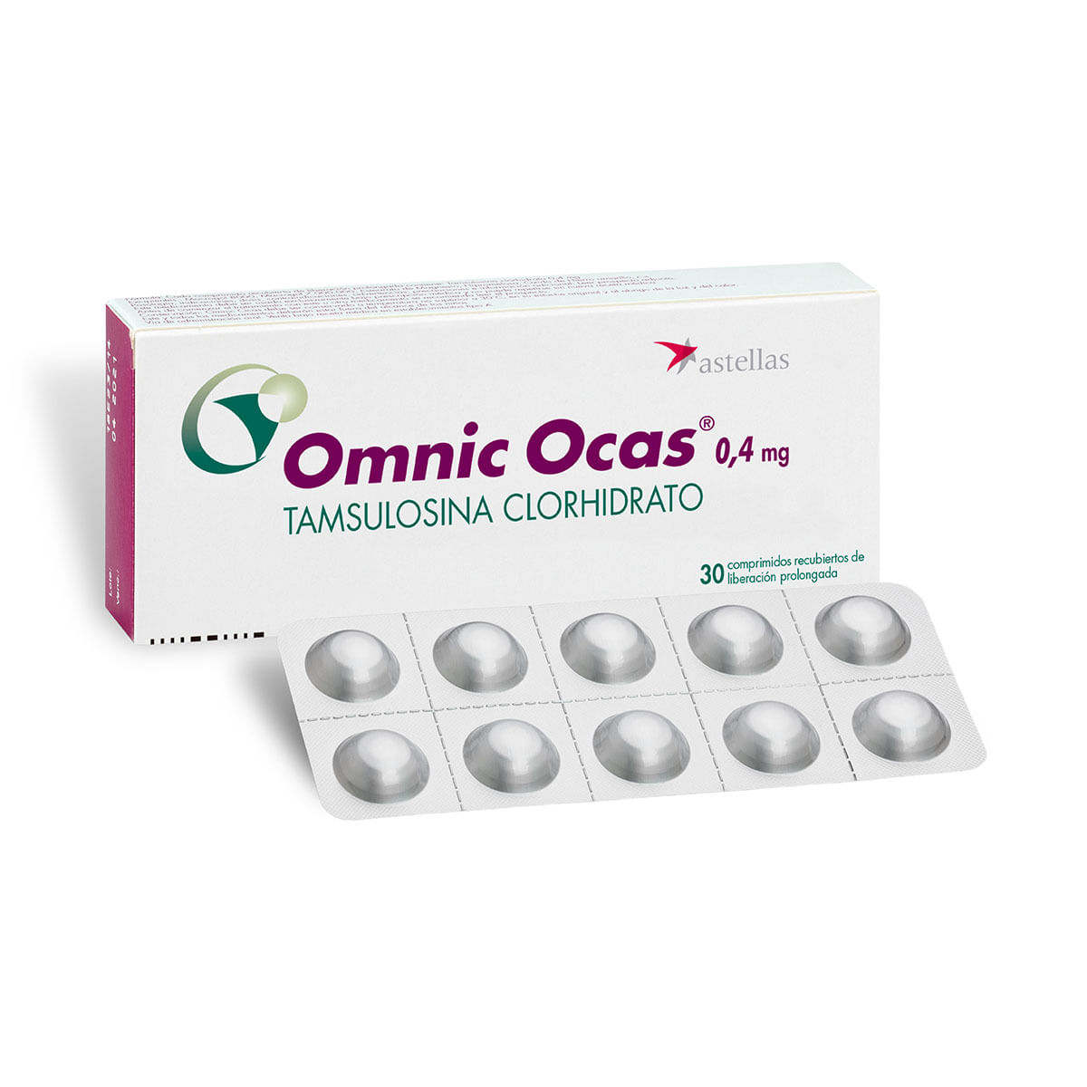 Tamsulosina Clorhidrato Omnic Ocas 0.4 Mg Caja X 30 Comprimidos.