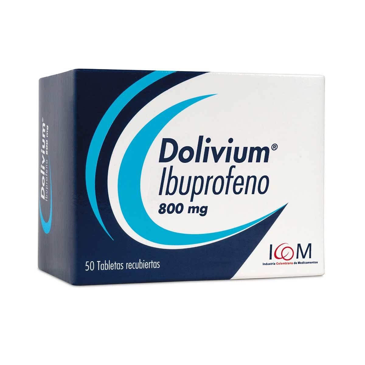 Dolivium 800 Mg Icom Caja X 50 Tabletas Recubiertas.