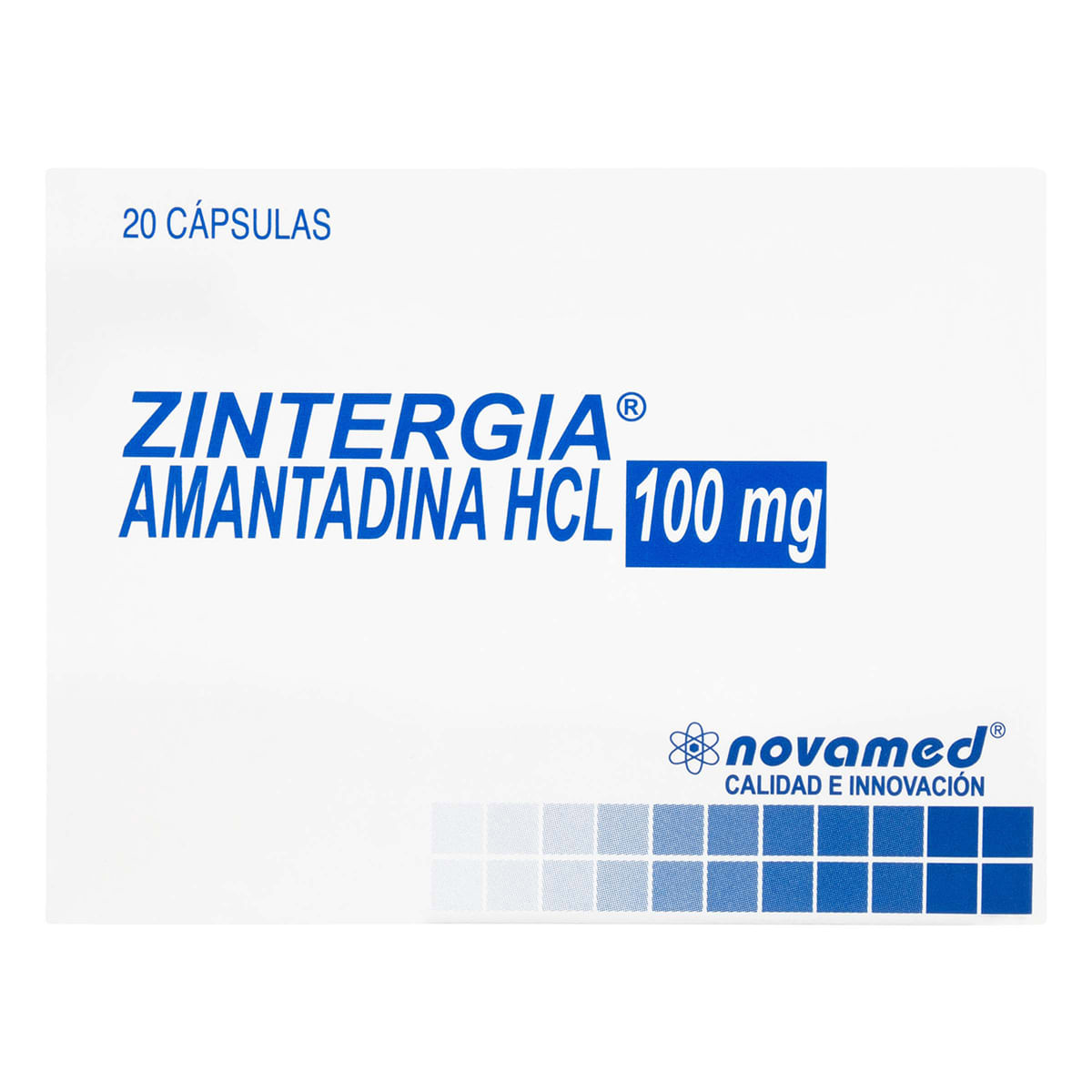 Zintergia 100 Mg Novamed Caja X 20 Cápsulas.