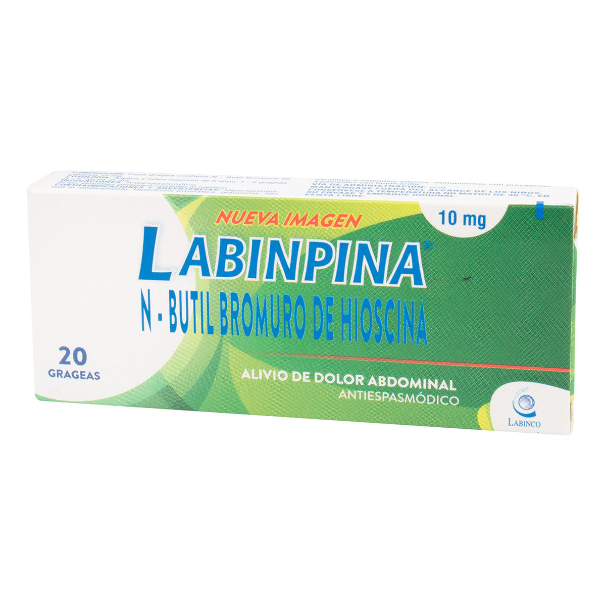Labinpina 10 Mg Labinco Caja X 20 Grageas.