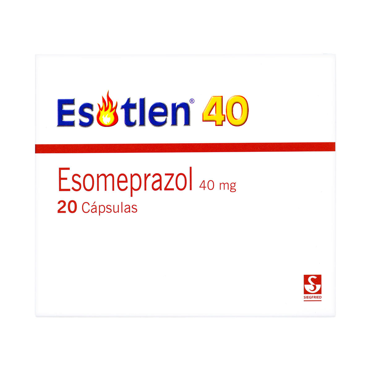 Esotlen 40 mg Siegfried Caja x 20 Cápsulas