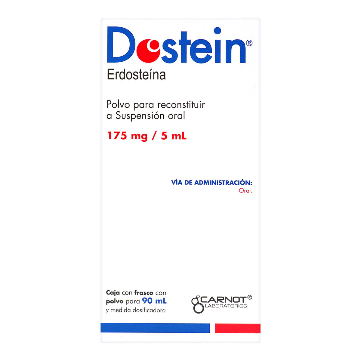 Polvo para Reconstruir Dostein 175 mg/5 mL Carnot Frasco x 90 mL