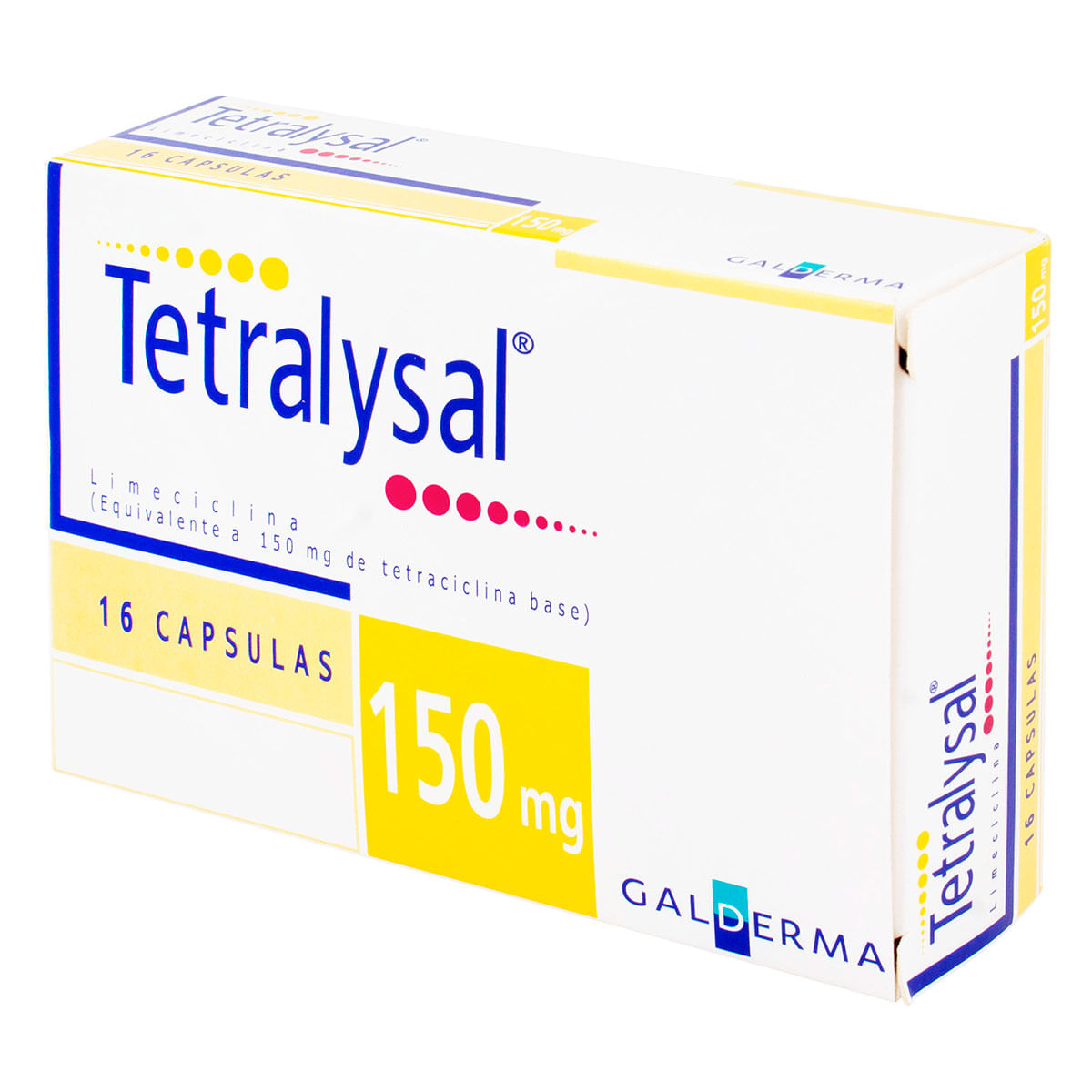Tetralysal 150 Mg Galderma Caja X 16 Cápsulas.