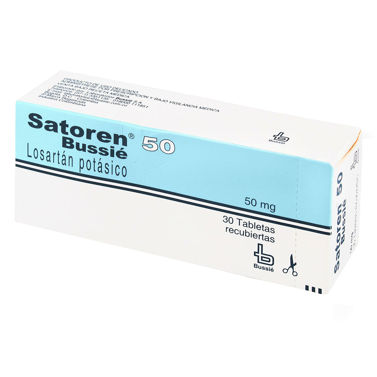 Satoren 50 Mg Bussié Caja X 30 Tabletas Recubiertas.