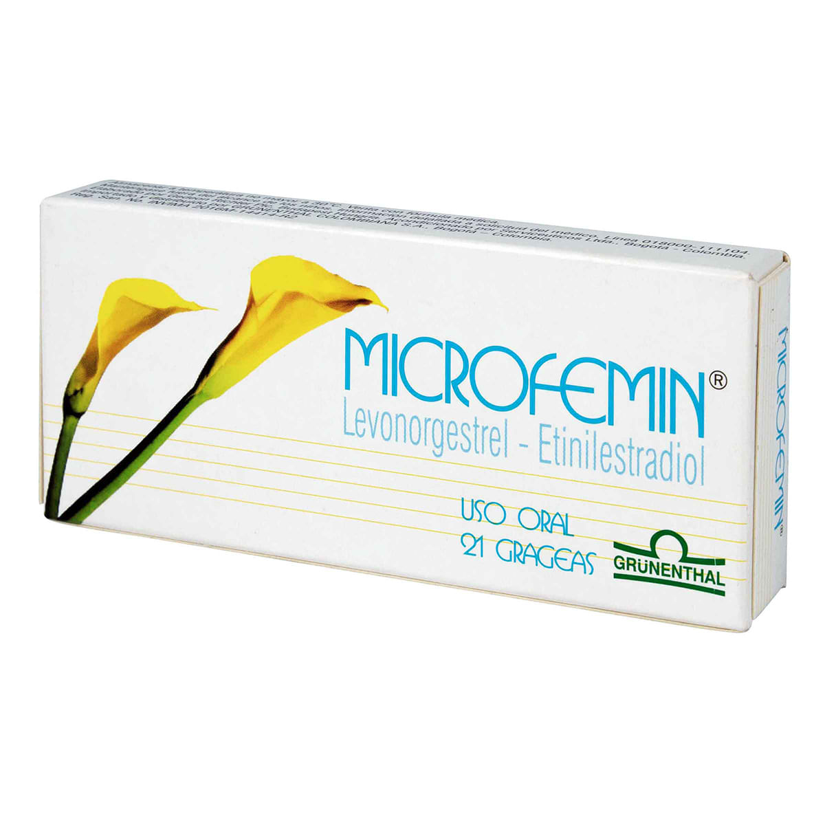 Microfemin Grunenthal Caja X 21 Grageas.