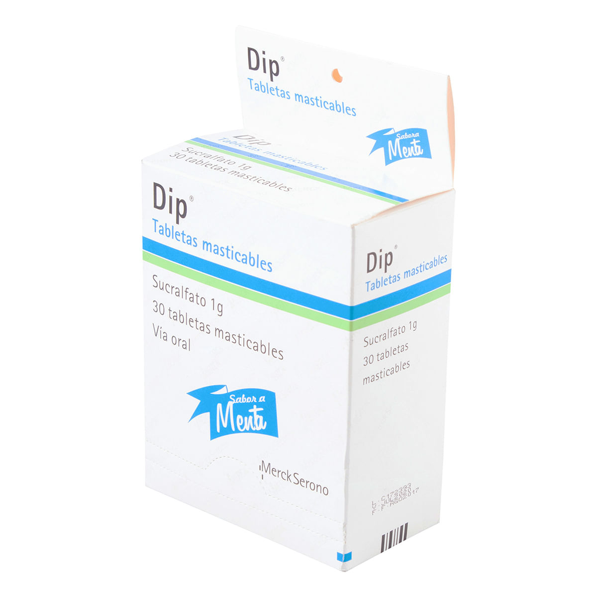 Dip 1 G Merck Menta Caja X 30 Uds Tabletas Masticables.