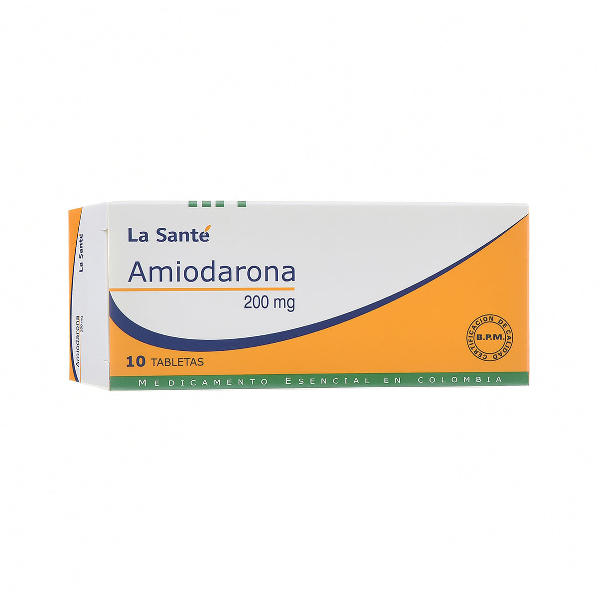 Amiodarona 200 Mg La Santé Caja X 10 Tabletas.